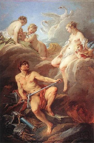 Francois Boucher Venus Asking Vulcan for Arms for Aeneas Norge oil painting art